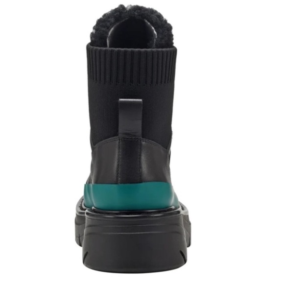 Marc Fisher LTD MLizuma Lugsole Leather Combat Boots Size 6.5 - Picture 3 of 10